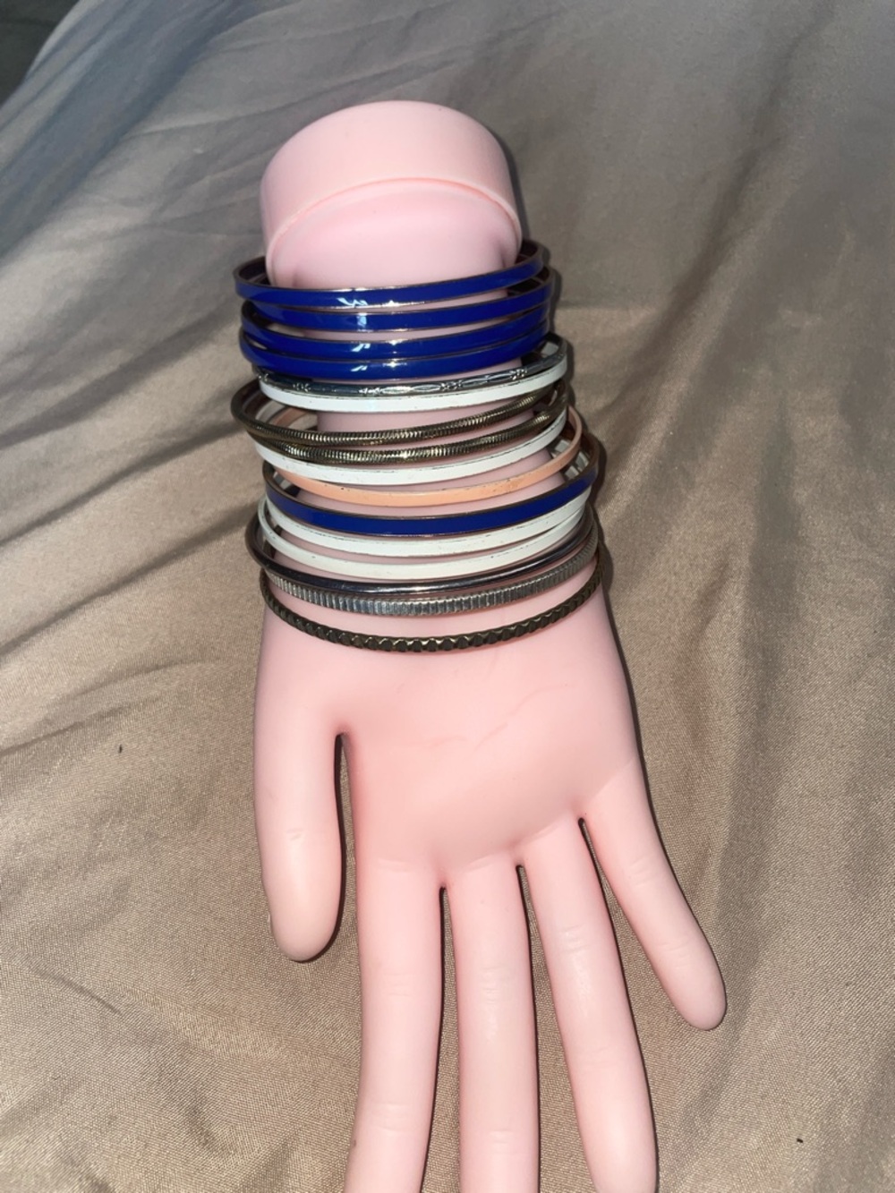 Multi-Color Stackable Bangle Bracelet Set